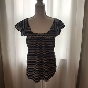 Banana Republic Black & white top